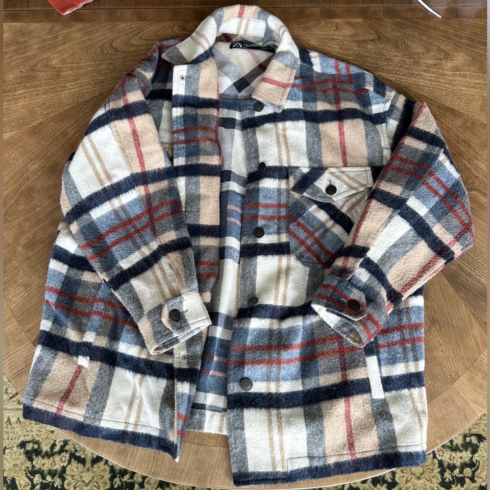 ZARA Plaid Jacket